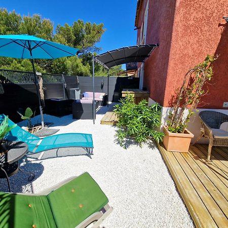 L'Instant Mer - Bord De Mer - Studio Avec Grand Jardin A La Capte Hyères Eksteriør billede