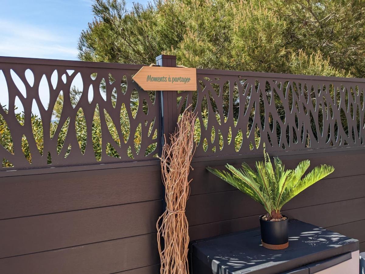 L'Instant Mer - Bord De Mer - Studio Avec Grand Jardin A La Capte Hyères Eksteriør billede