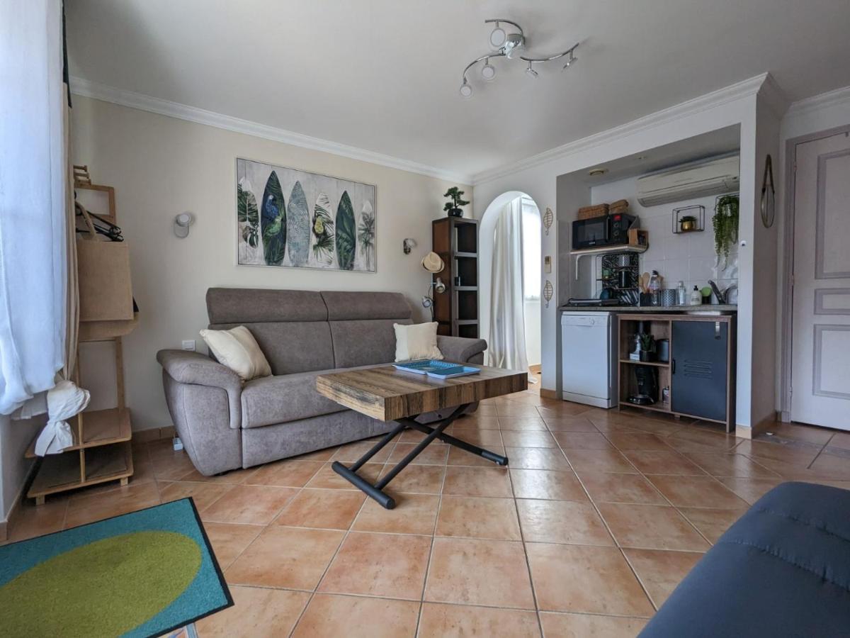 L'Instant Mer - Bord De Mer - Studio Avec Grand Jardin A La Capte Hyères Eksteriør billede