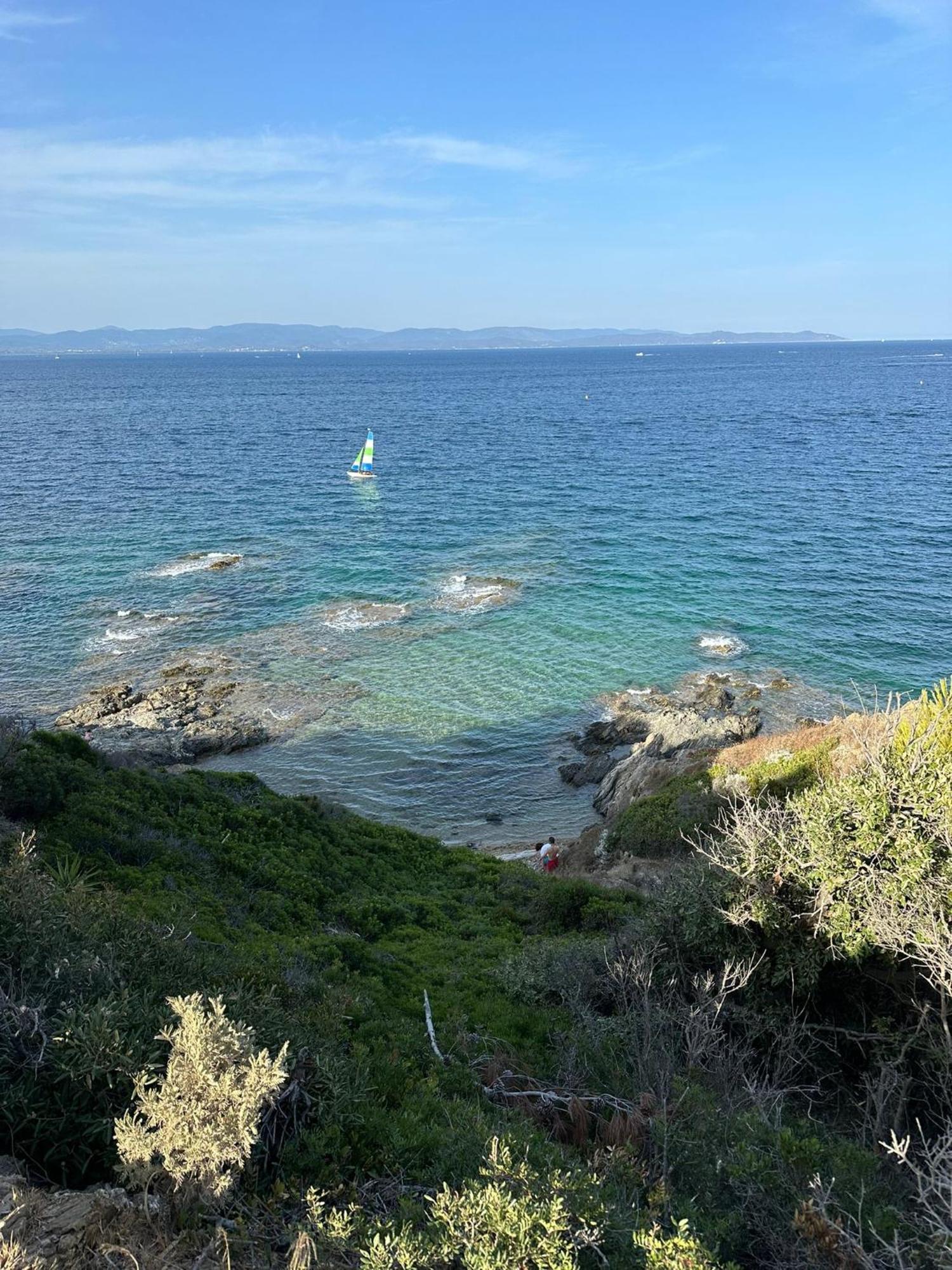 L'Instant Mer - Bord De Mer - Studio Avec Grand Jardin A La Capte Hyères Eksteriør billede